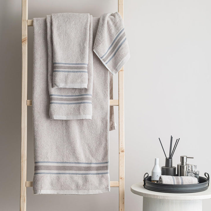 Super-Soft Water & Soil Hand Towel Set of 2|Luxurious Blend of Cotton & Bamboo Fiber Towel for Bathing|40X60 CM