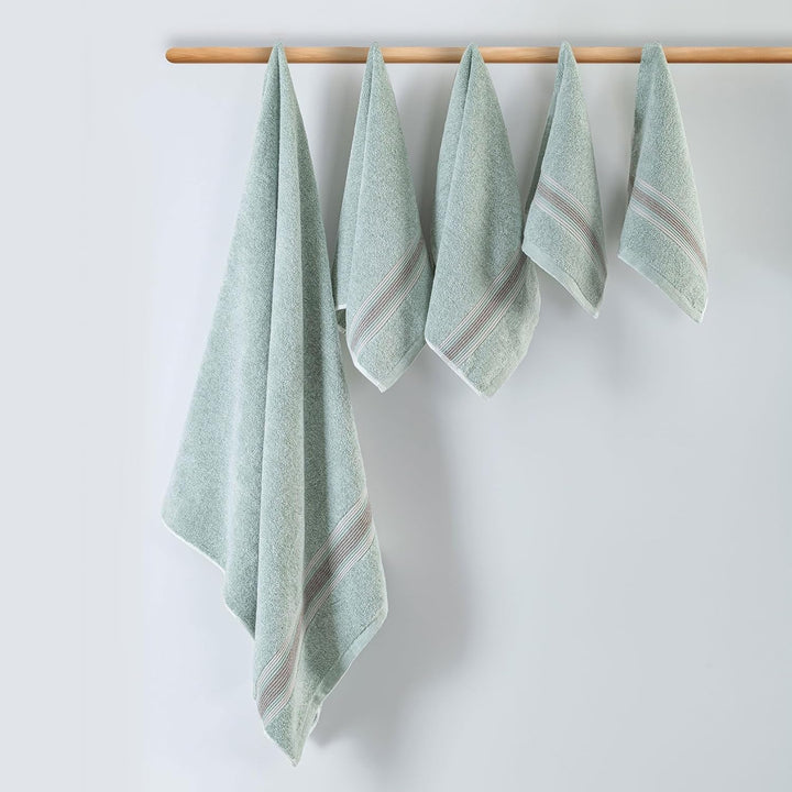Super-Soft Water & Soil Hand Towel Set of 2|Luxurious Blend of Cotton & Bamboo Fiber Towel for Bathing|40X60 CM