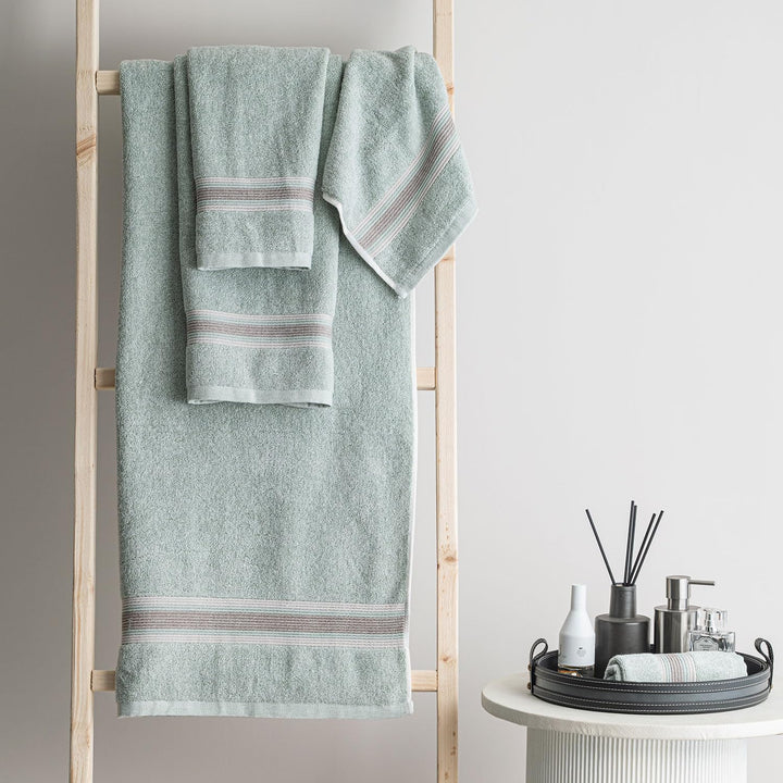 Super-Soft Water & Soil Hand Towel Set of 2|Luxurious Blend of Cotton & Bamboo Fiber Towel for Bathing|40X60 CM