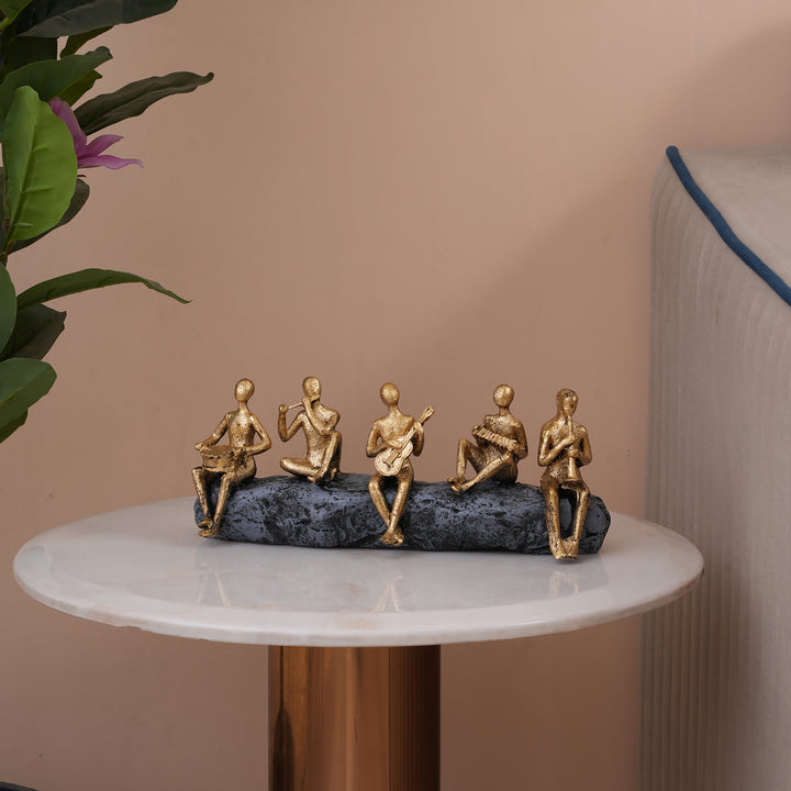 Abstract Miniature Musicians Showpiece