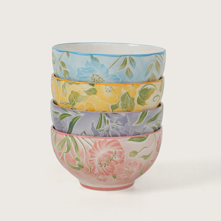 Assorted Floral Ceramic Bowl