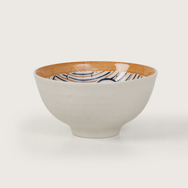 Terracotta Botanical Ceramic Bowls