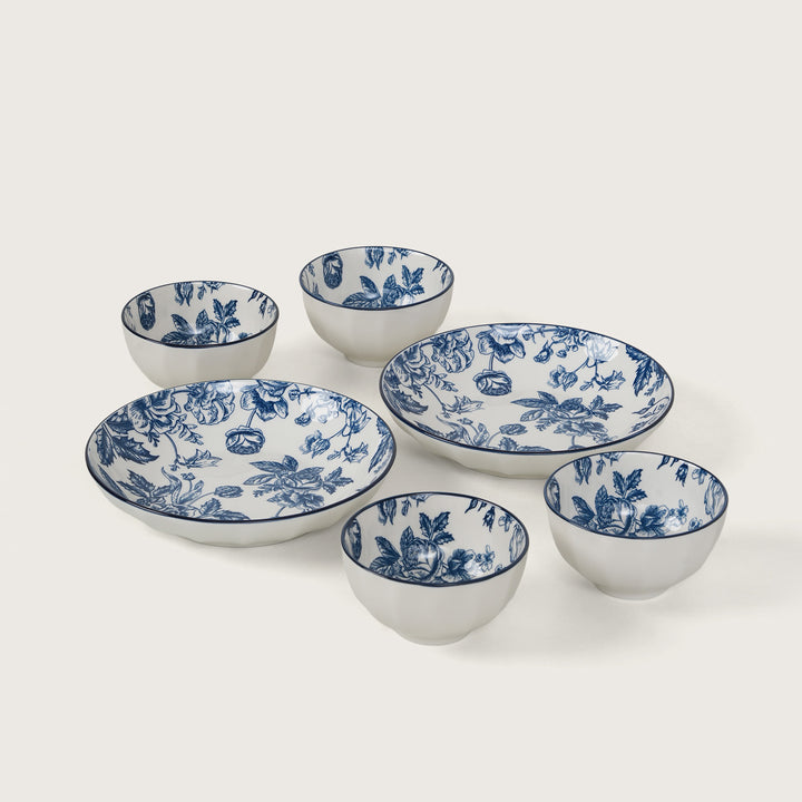 Blue Vintage Floral Dinnerware