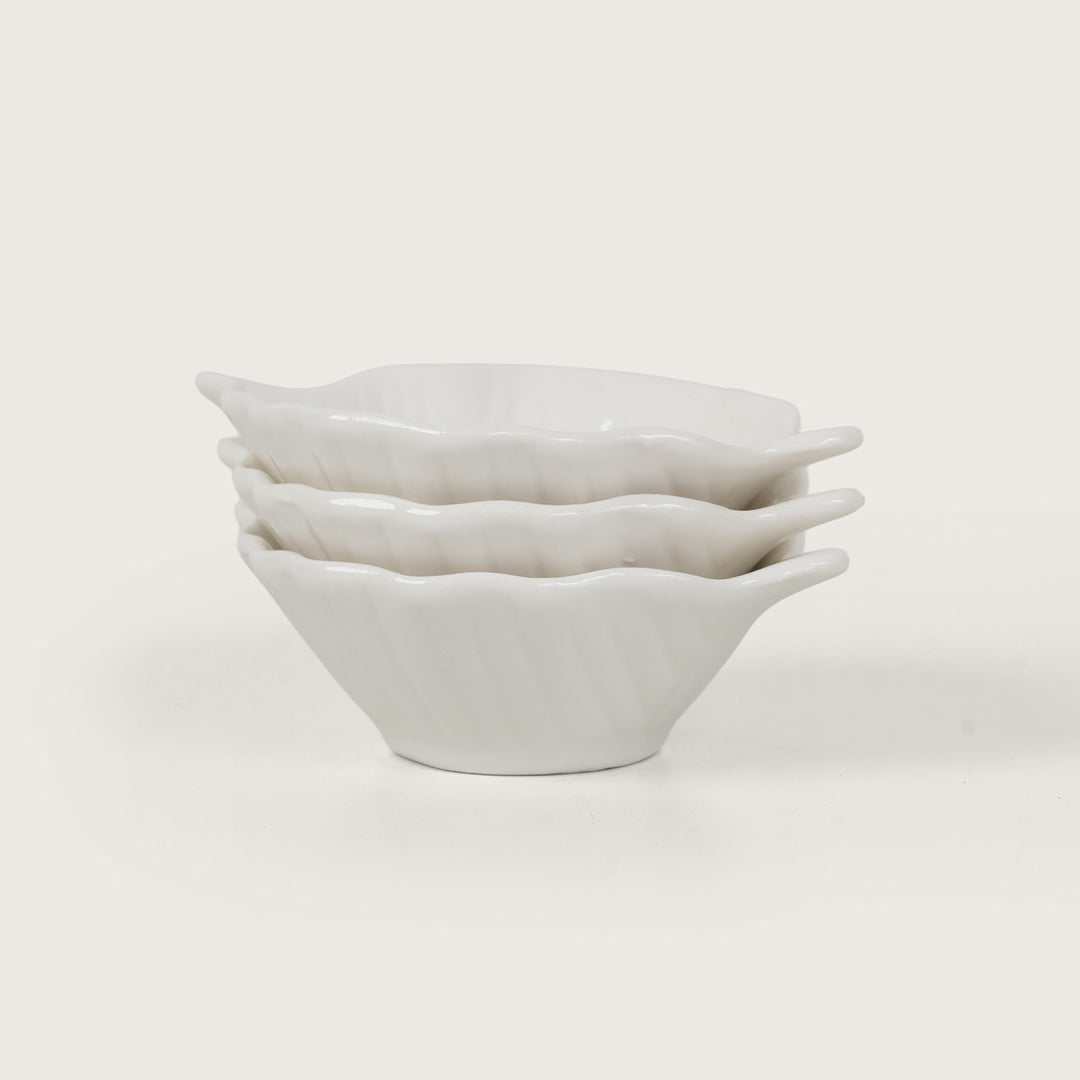 Leaf Dip Bowls | 3-Piece Set