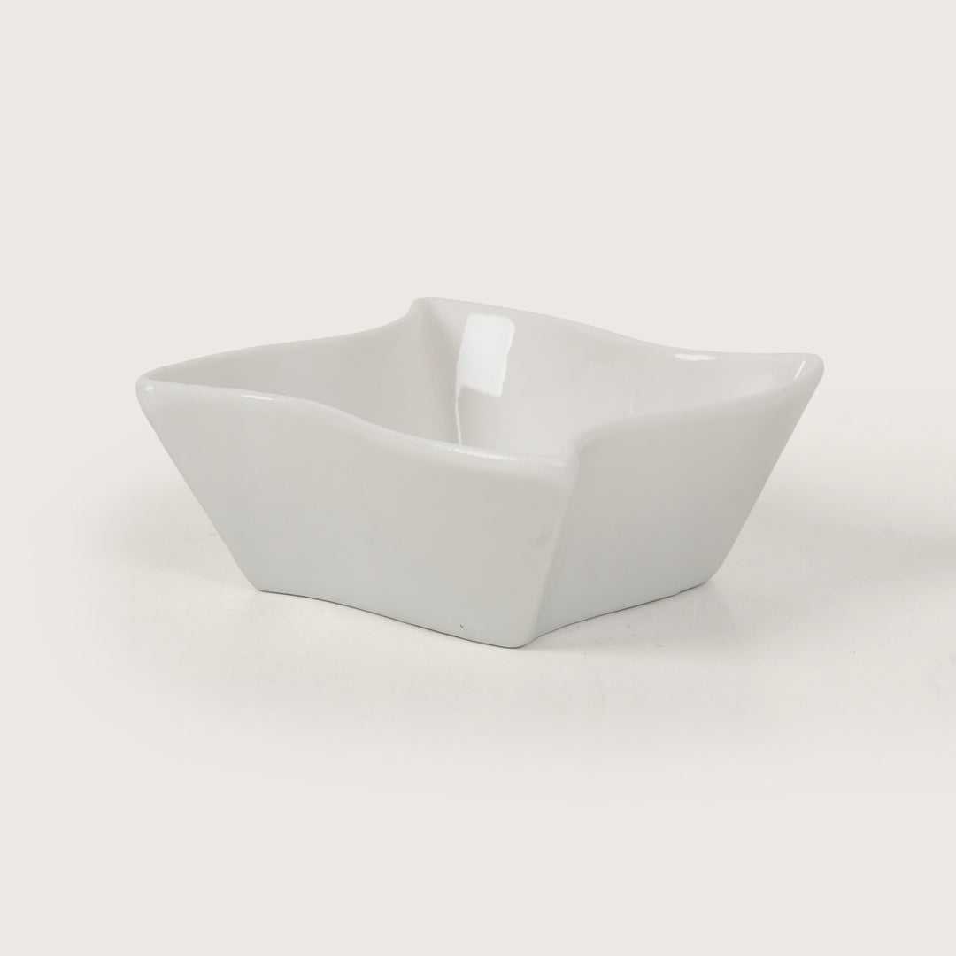 Wavy Ceramic Dip Bowls | 3-Piece Set