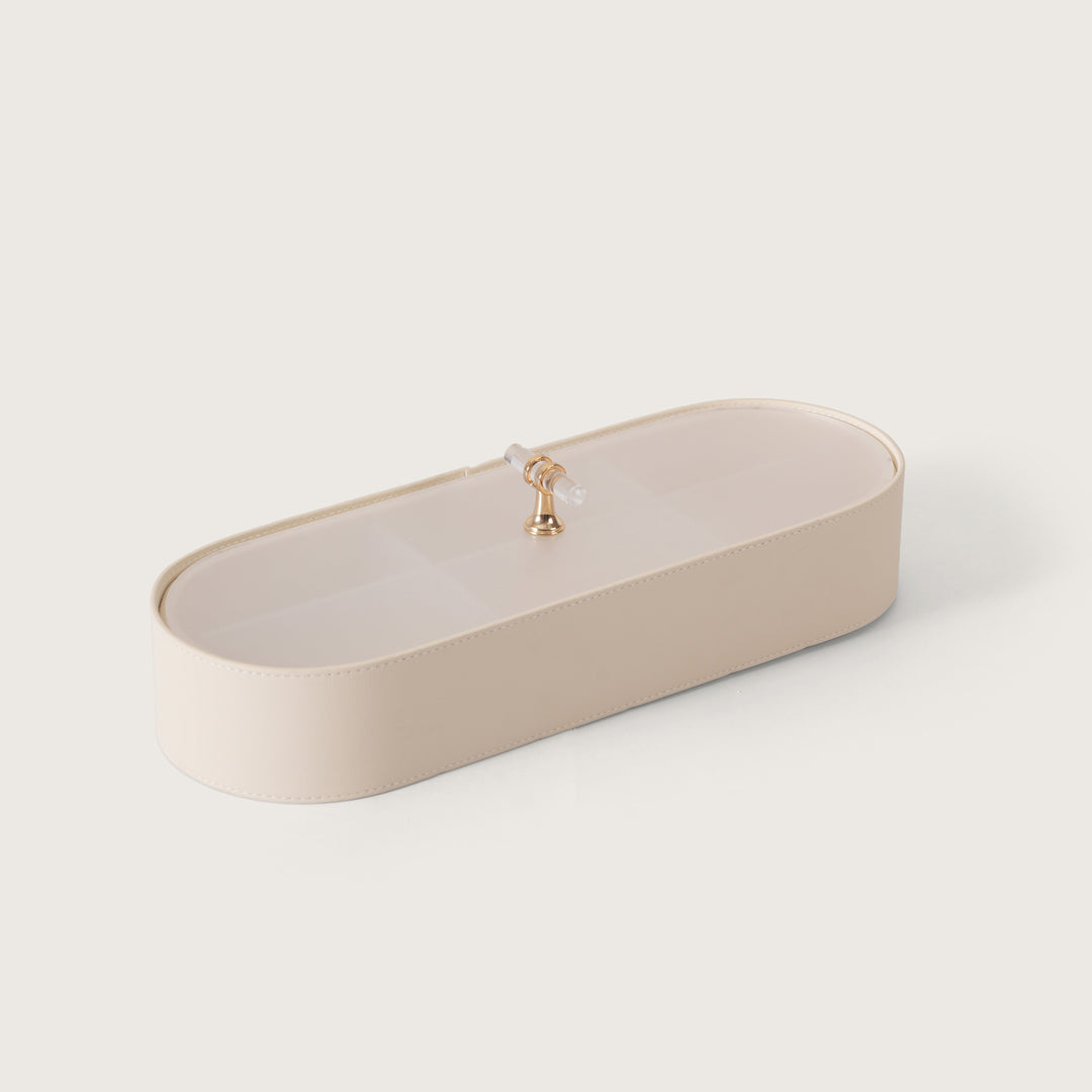 Luxe Multicompartment Organiser White