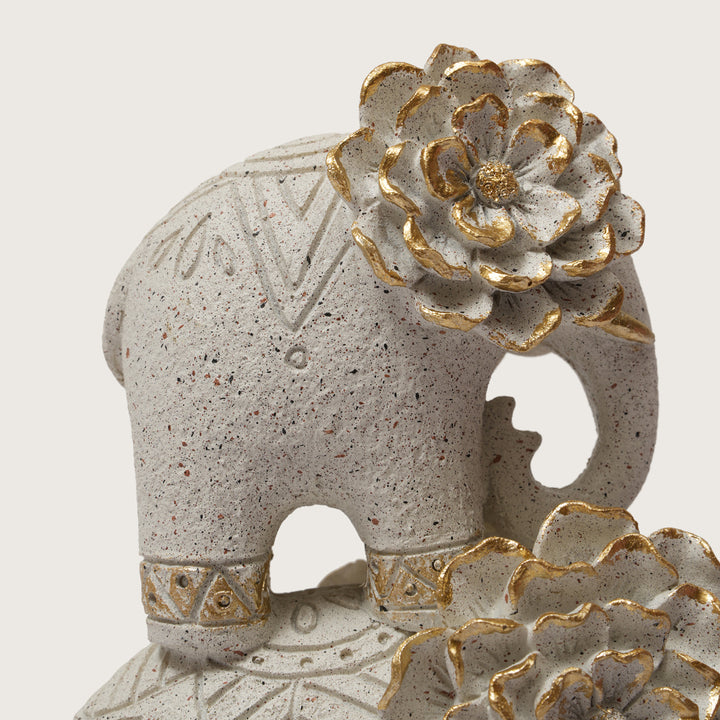 Trio-Base Elephant Sculpture