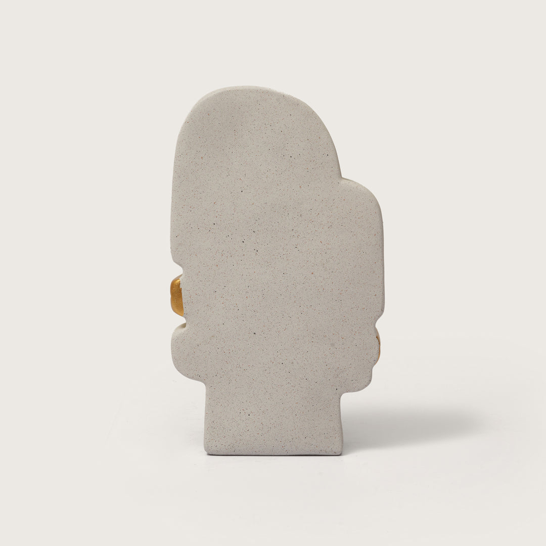Dual Face Ceramic Vase
