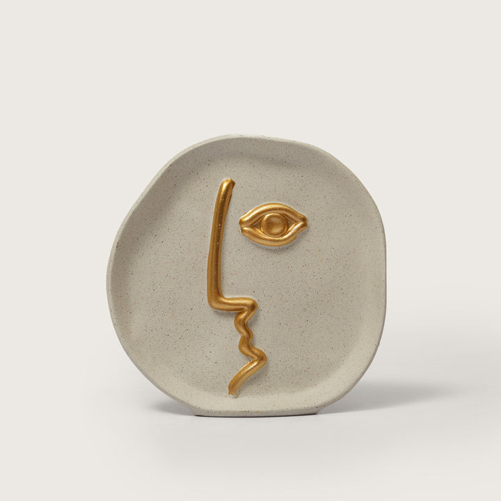 Minimalistic Faceline Vase