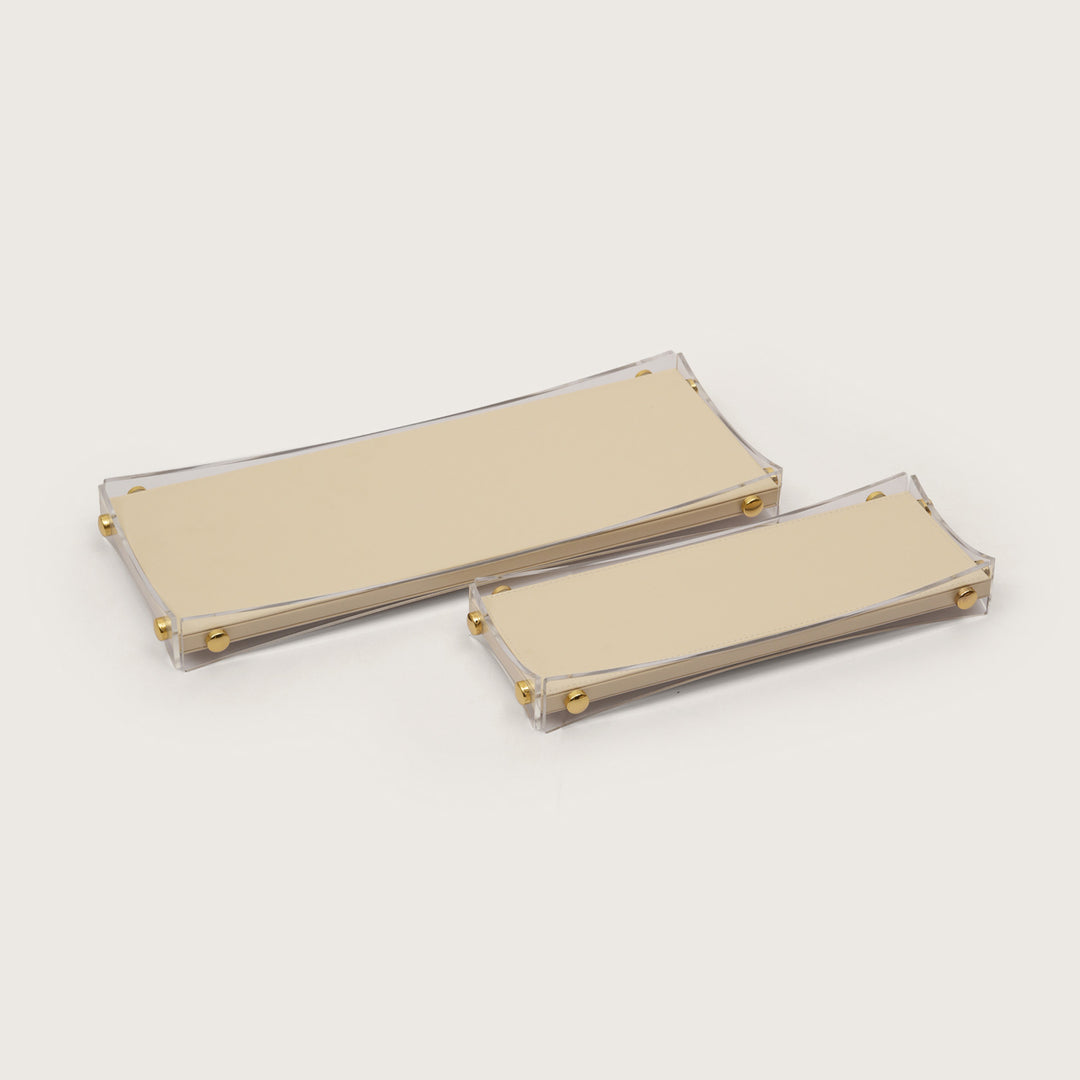 Curved Desk Organizer Tray - Medium