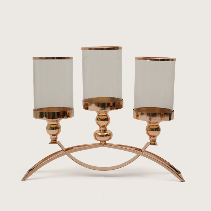 Grand Arch Candle Holder with Polished Base