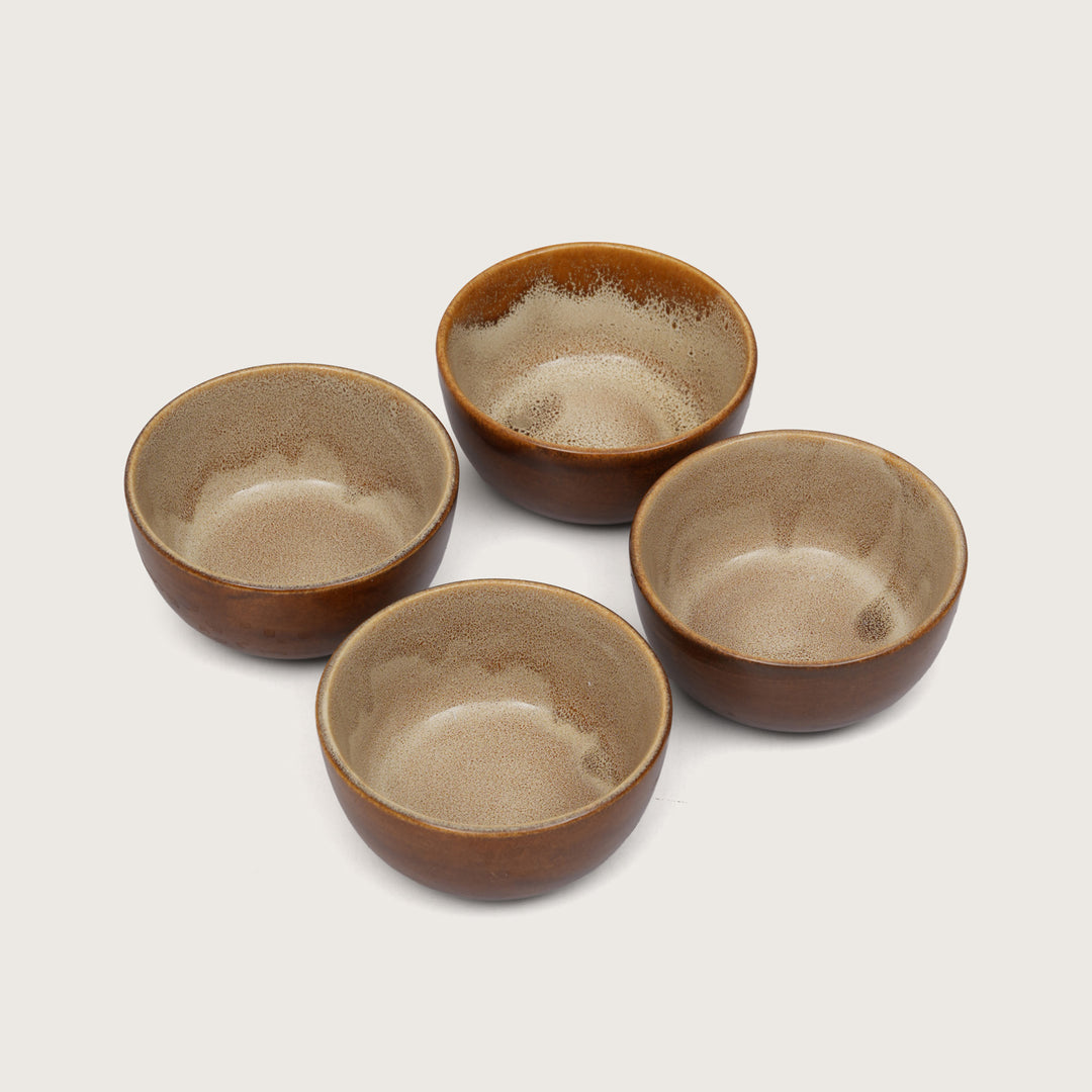 Rustic Earth Dal Bowls: Set of 4