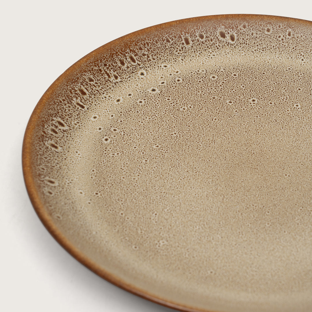 Rustic Earth Quarter Plate: Set of 4