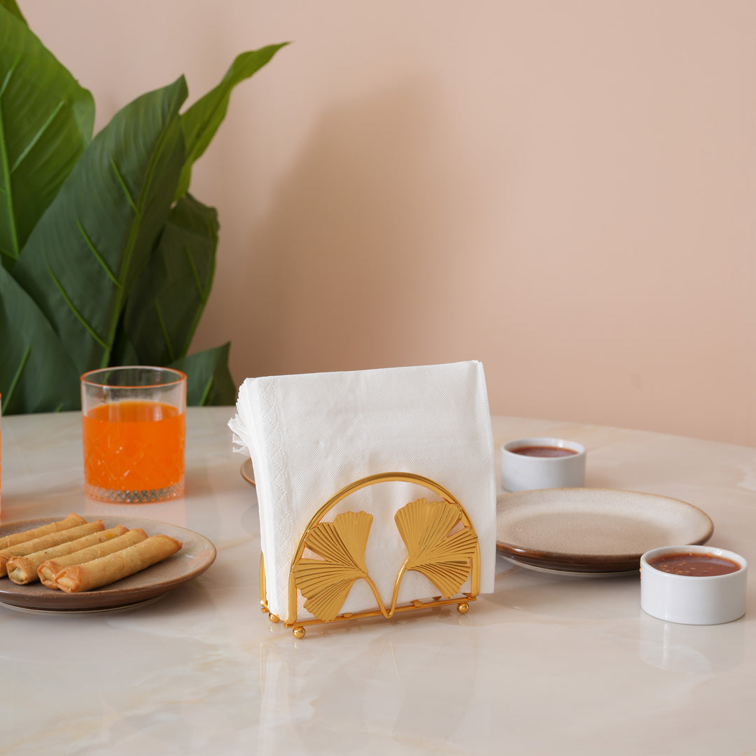 Gingko Leaves Napkin Holder
