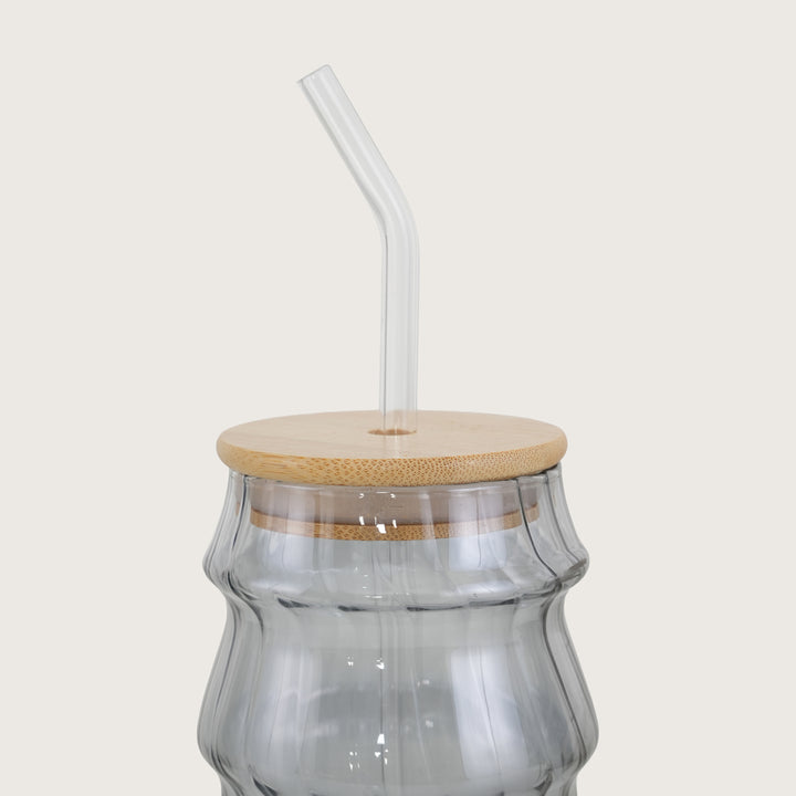 Ripple Tumbler with Lid & Glass Straw