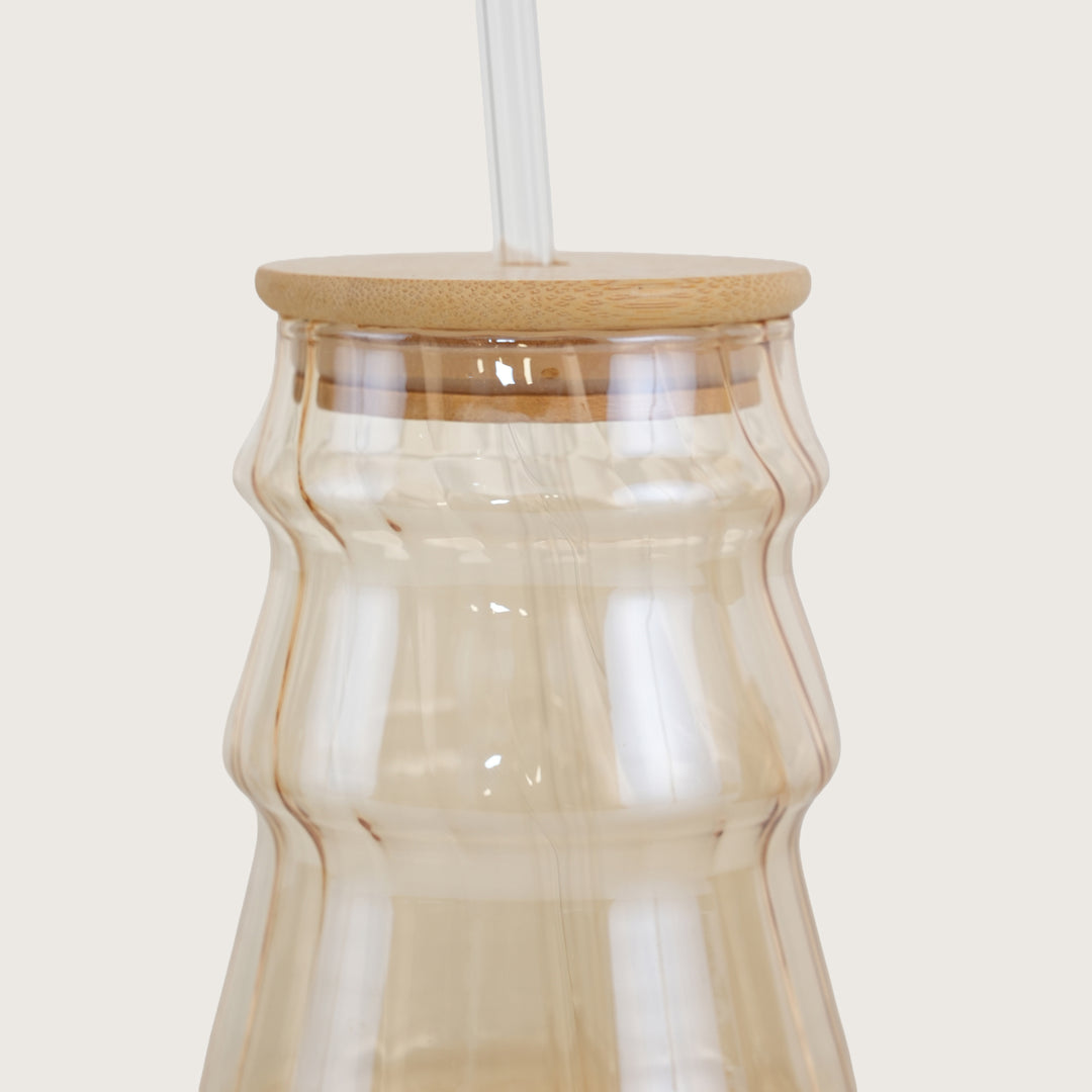 Ripple Tumbler with Lid & Glass Straw