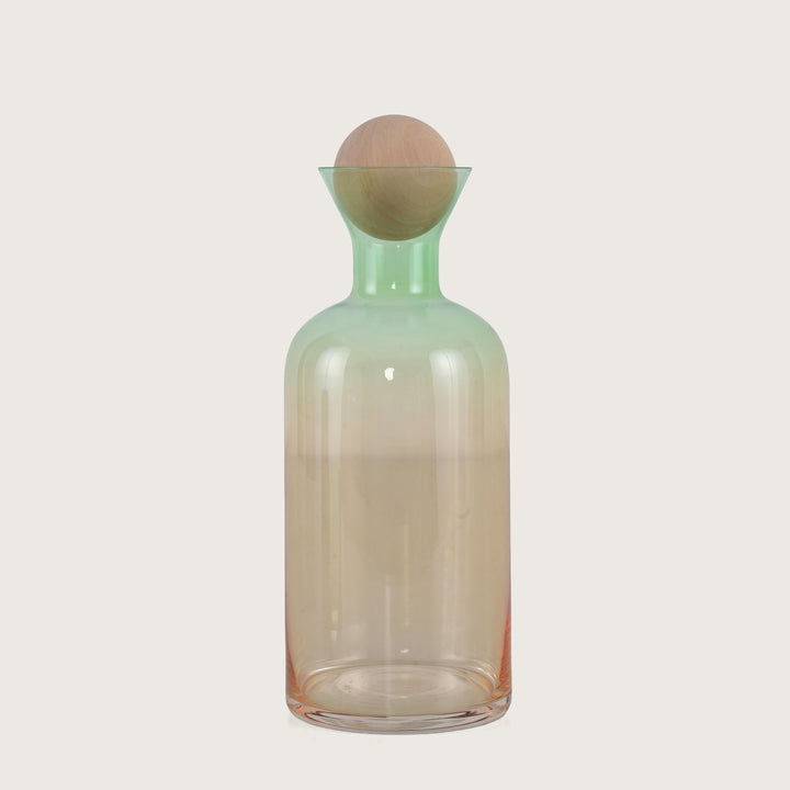 Glass Decanter Set with Tumblers & Lid