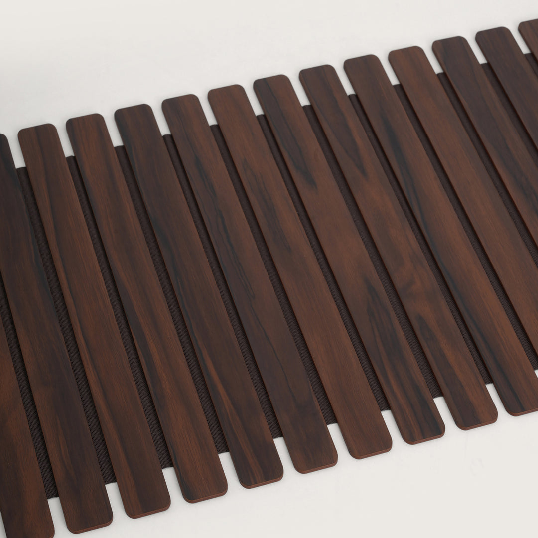 Architectural Slatted Table Runner 14X72 Inches