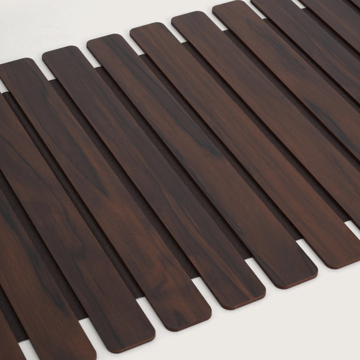 Wave-Accent Slatted Table Runner 14*36 Inch