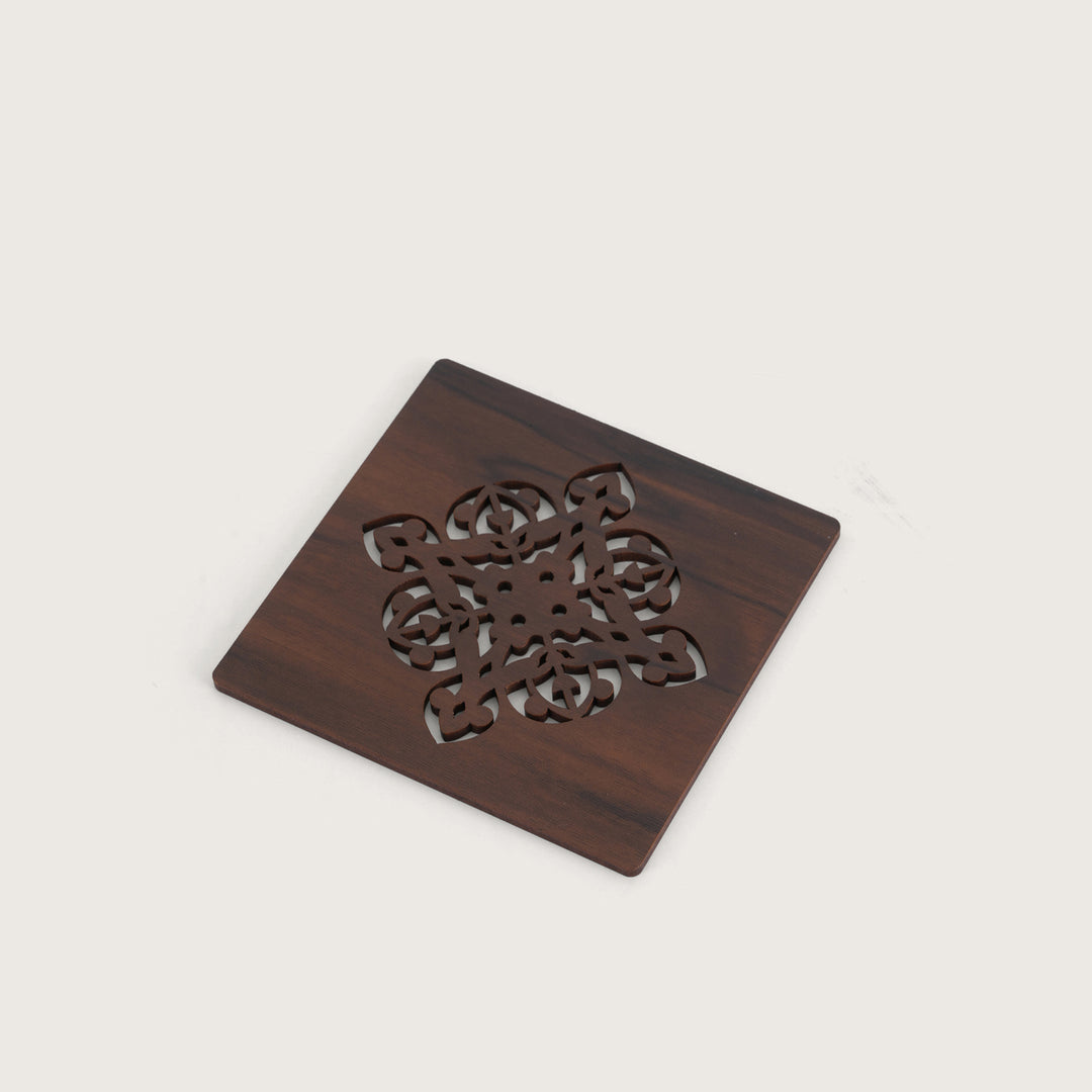 Espresso Square Glass Coaster
