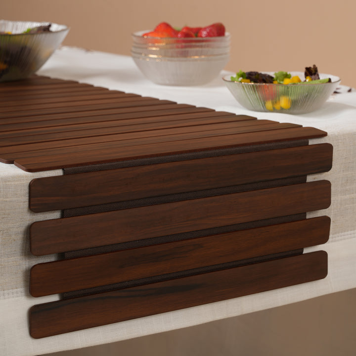 Architectural Slatted Table Runner-14*36 Inches