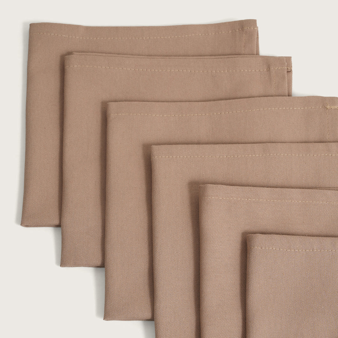 Premium Solid Style Dinner Napkins – (Available in 8 Essential Shades)