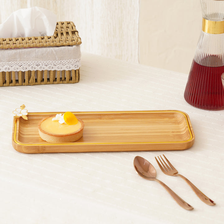 Bamboo Rectangle Tray - Large