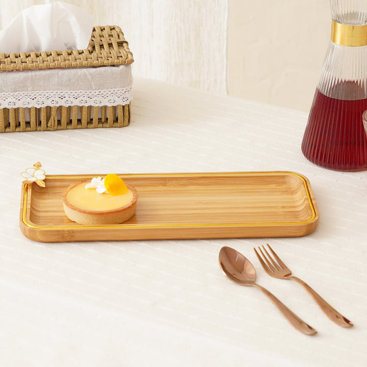 Bamboo Rectangle Tray - Medium
