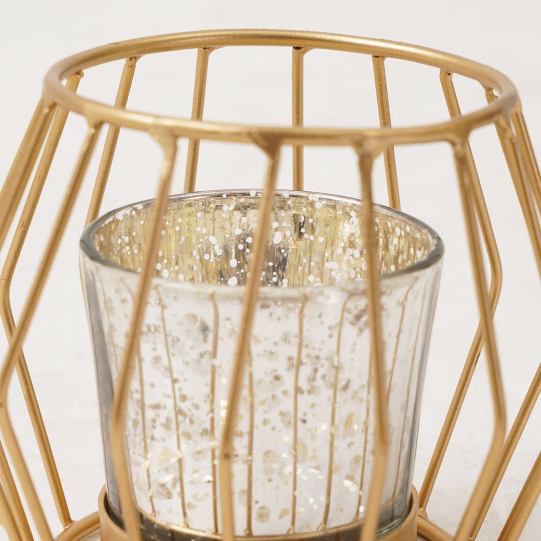 Wire Design Votive Candle Holder Set of 4