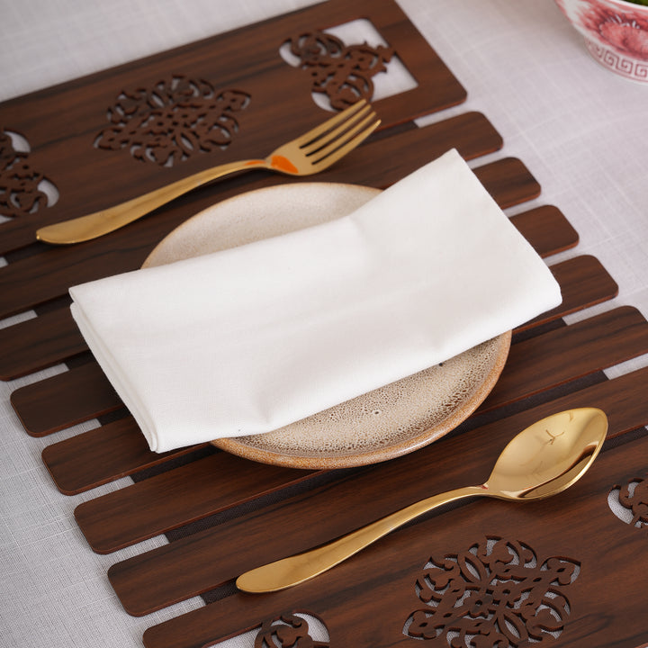 Premium Solid Style Dinner Napkins – (Available in 8 Essential Shades)