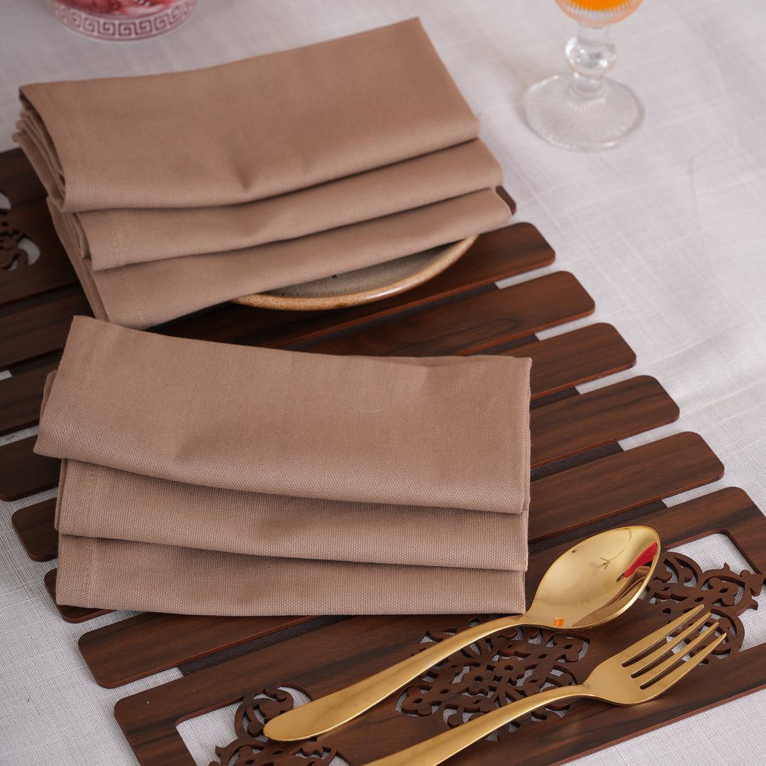 Premium Solid Style Dinner Napkins – (Available in 8 Essential Shades)