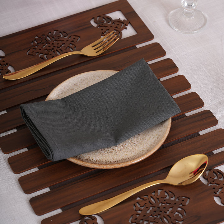 Premium Solid Style Dinner Napkins – (Available in 8 Essential Shades)