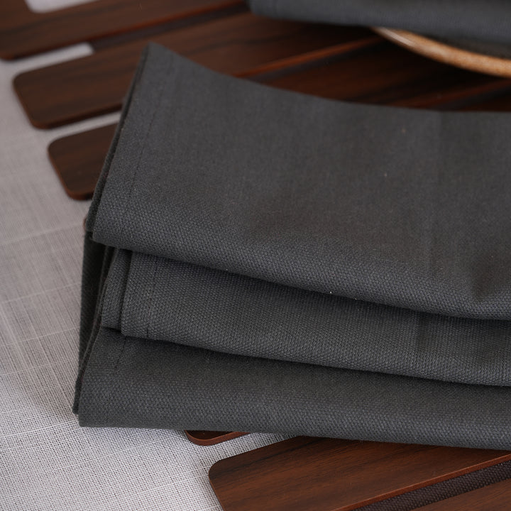 Premium Solid Style Dinner Napkins – (Available in 8 Essential Shades)