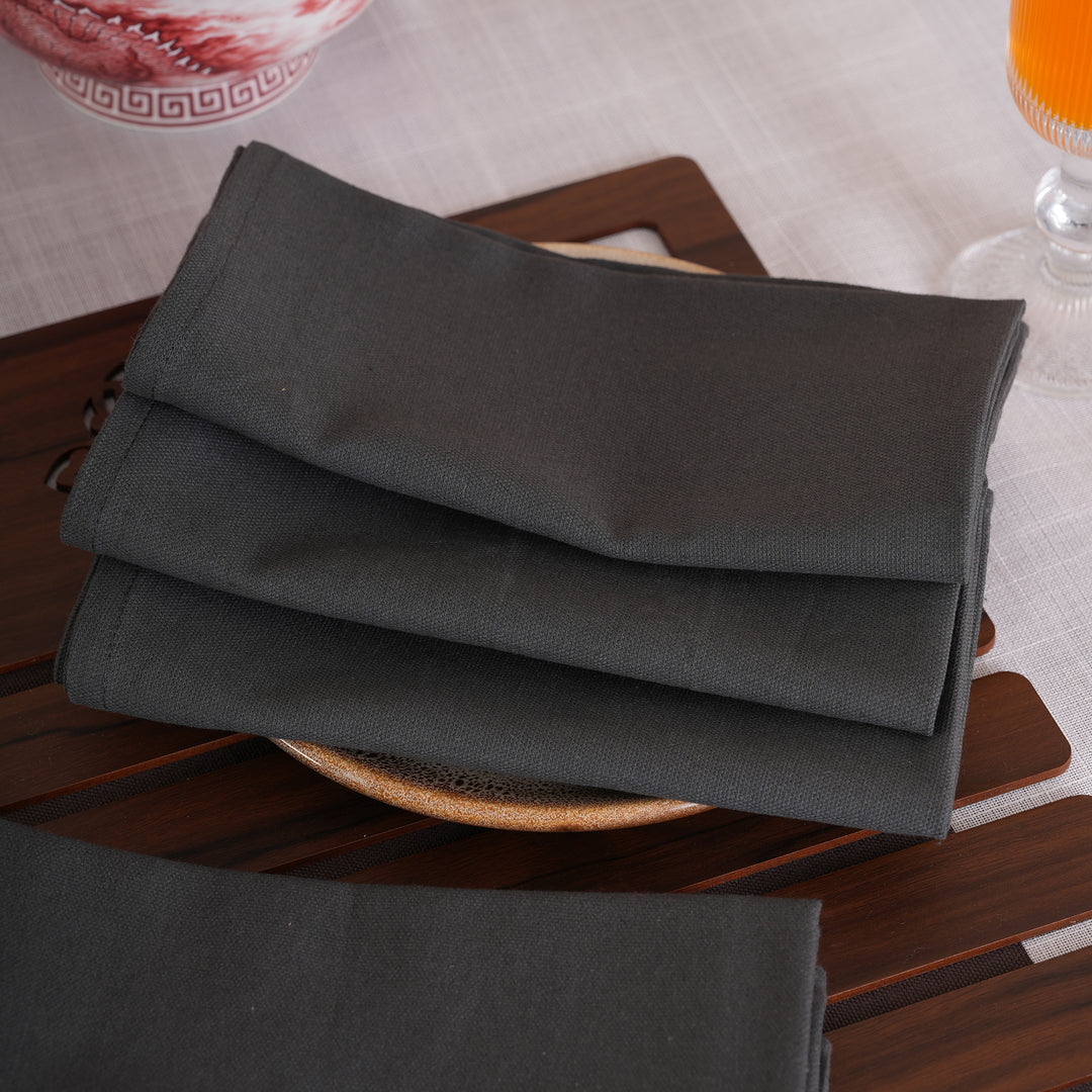 Premium Solid Style Dinner Napkins – (Available in 8 Essential Shades)
