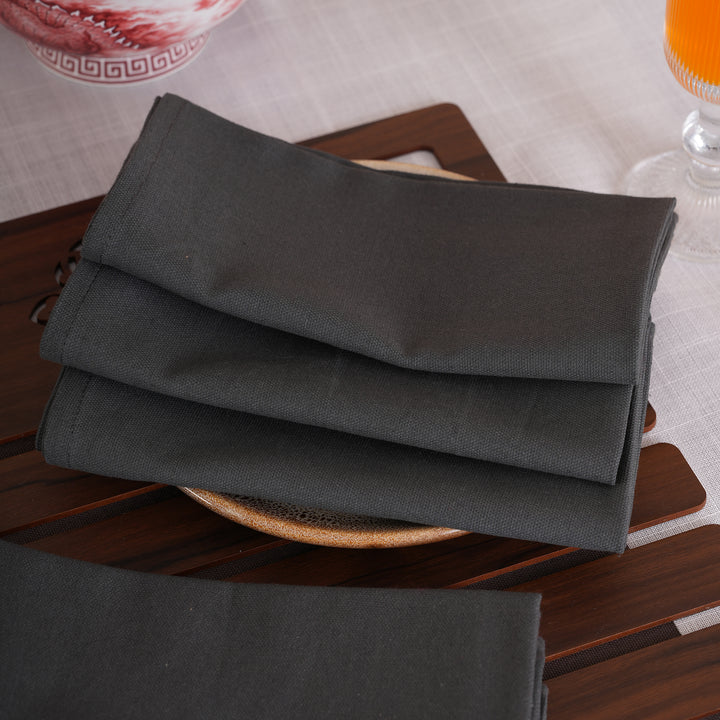 Premium Solid Style Dinner Napkins – (Available in 8 Essential Shades)