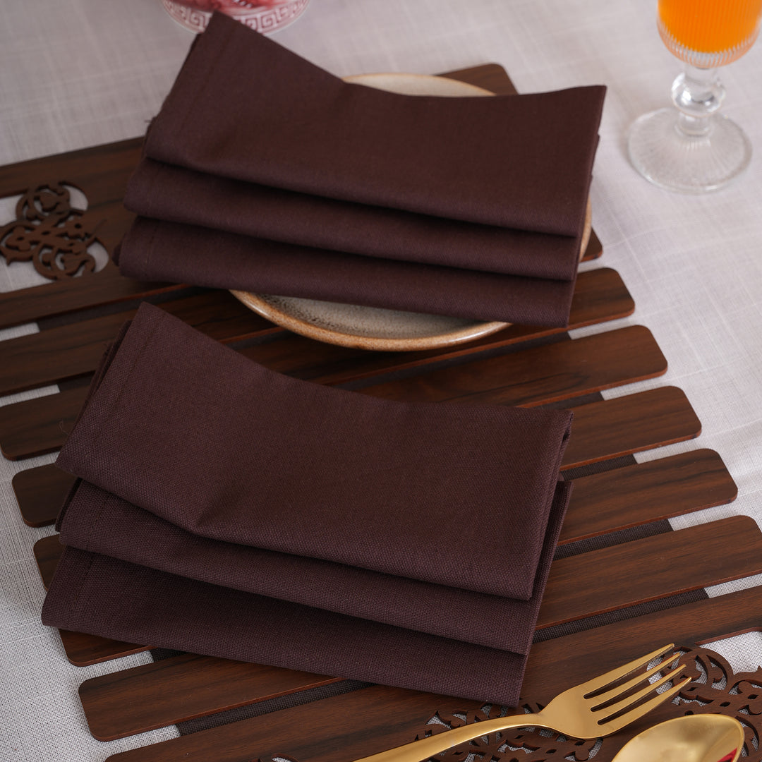 Premium Solid Style Dinner Napkins – (Available in 8 Essential Shades)