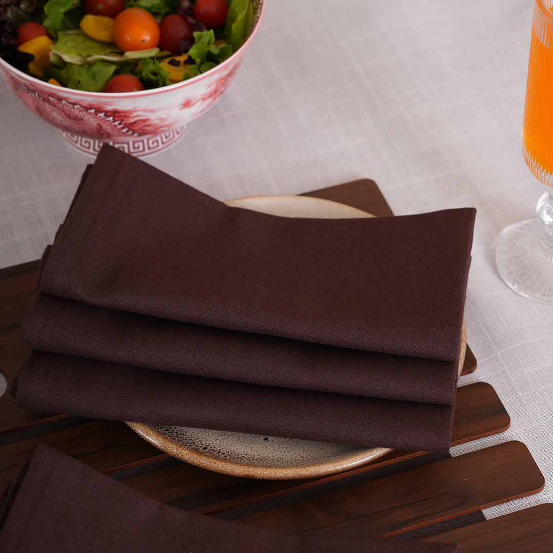 Premium Solid Style Dinner Napkins – (Available in 8 Essential Shades)
