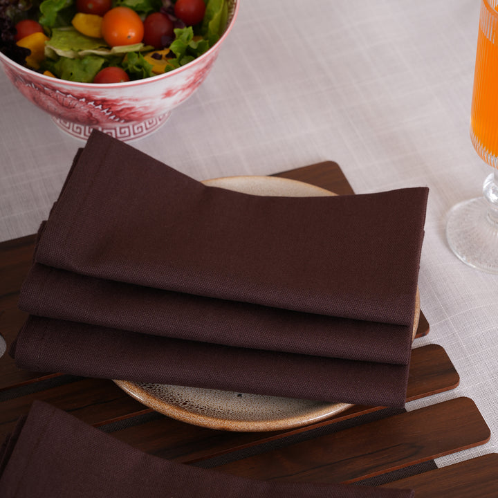 Premium Solid Style Dinner Napkins – (Available in 8 Essential Shades)