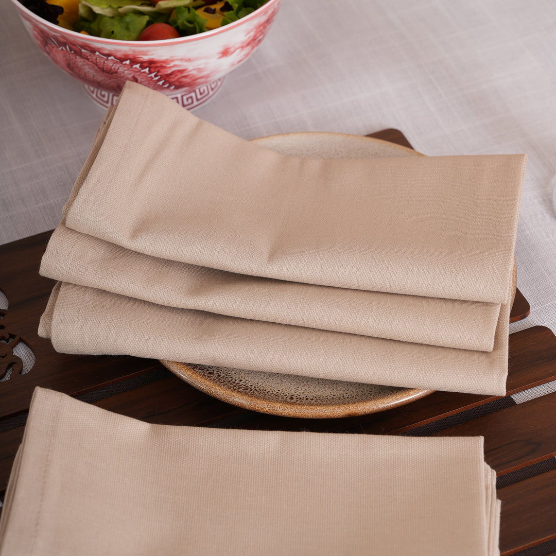 Premium Solid Style Dinner Napkins – (Available in 8 Essential Shades)