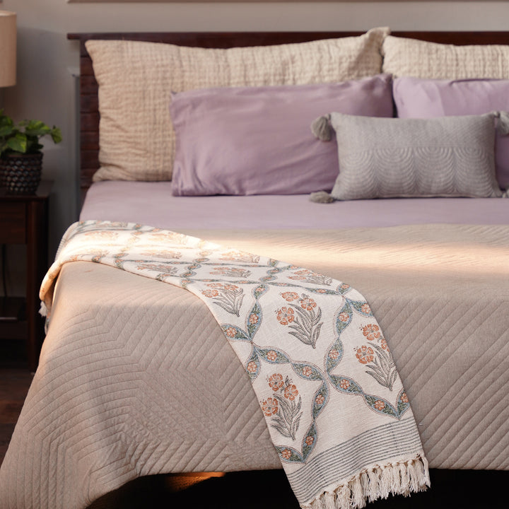 Handmade Sofa Throw 50x70 INCH | 100% cotton