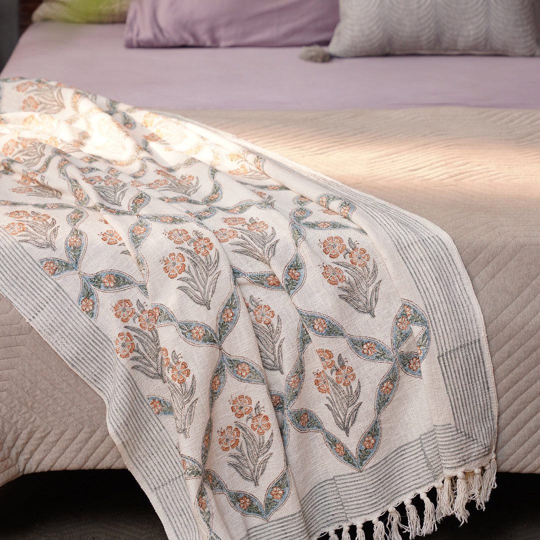 Handmade Sofa Throw 50x70 INCH | 100% cotton