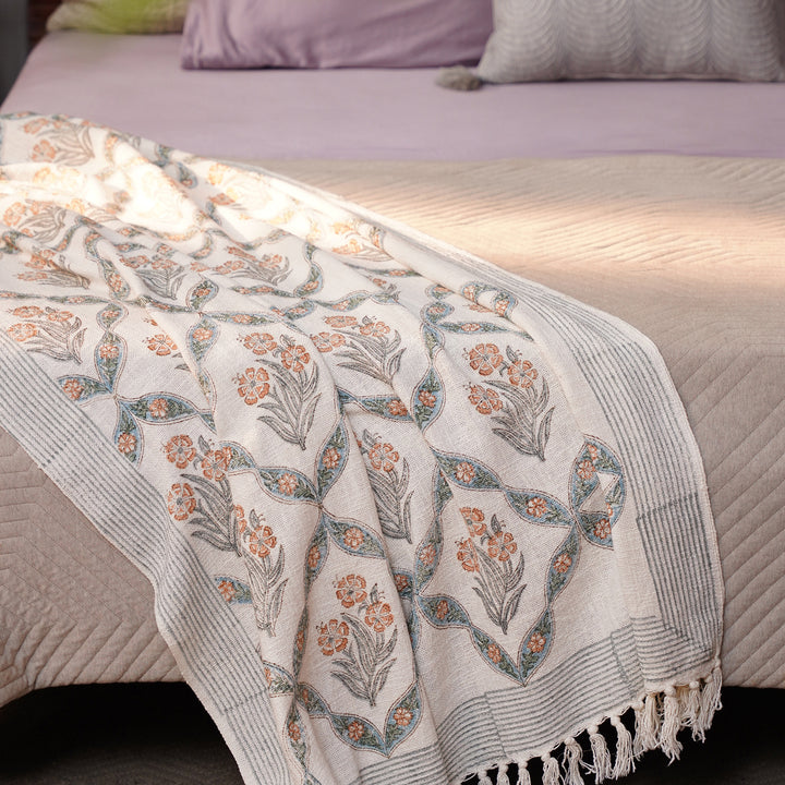 Handmade Sofa Throw 50x70 INCH | 100% cotton