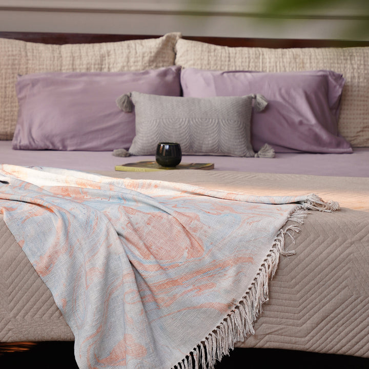Handmade Sofa Throw 50x70 INCH | 100% cotton