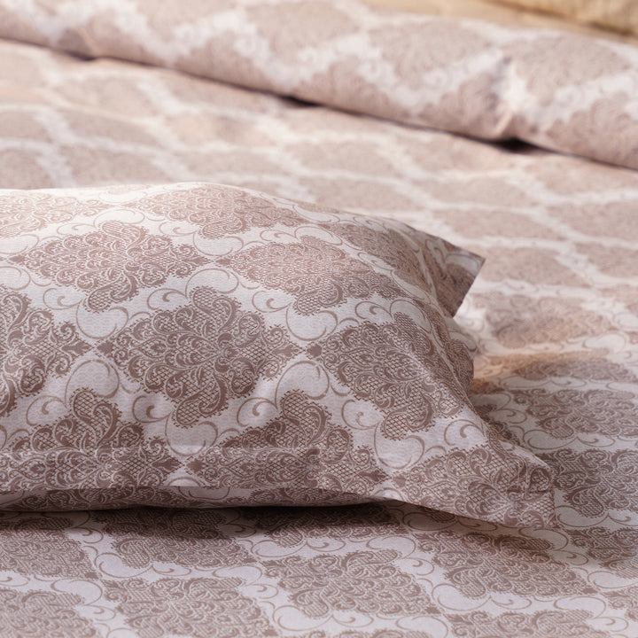 Sense Double Bedsheet 100% cotton (108x108 INCH) with 2 Pillow Covers | Super Soft Lux Cotton