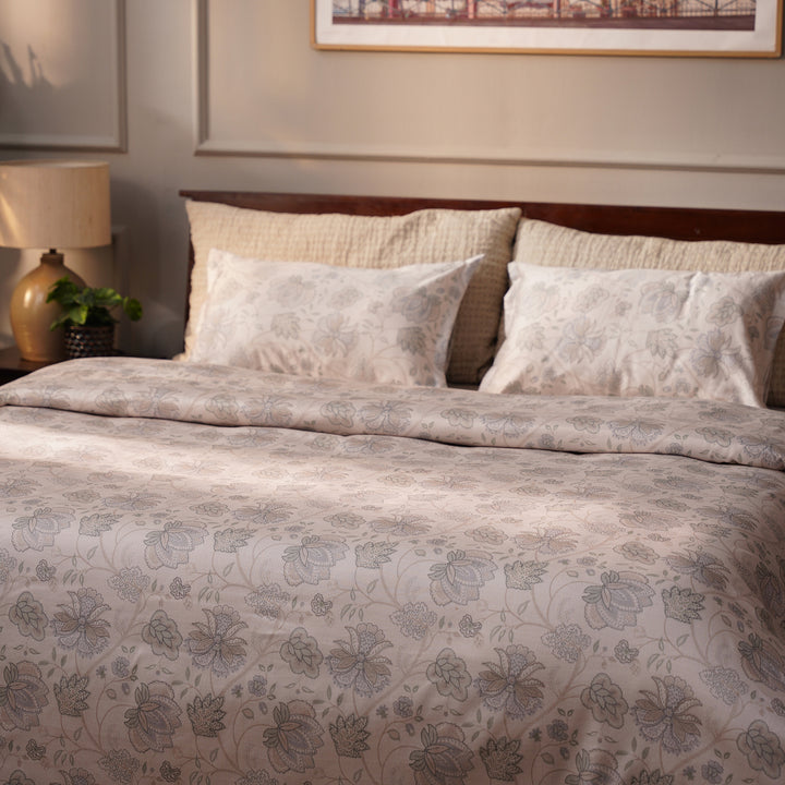Sense Double Bedsheet 100% cotton (108x108 INCH) with 2 Pillow Covers | Super Soft Lux Cotton
