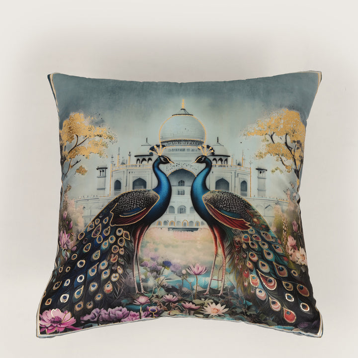 Regal Peacock Cushion Covers