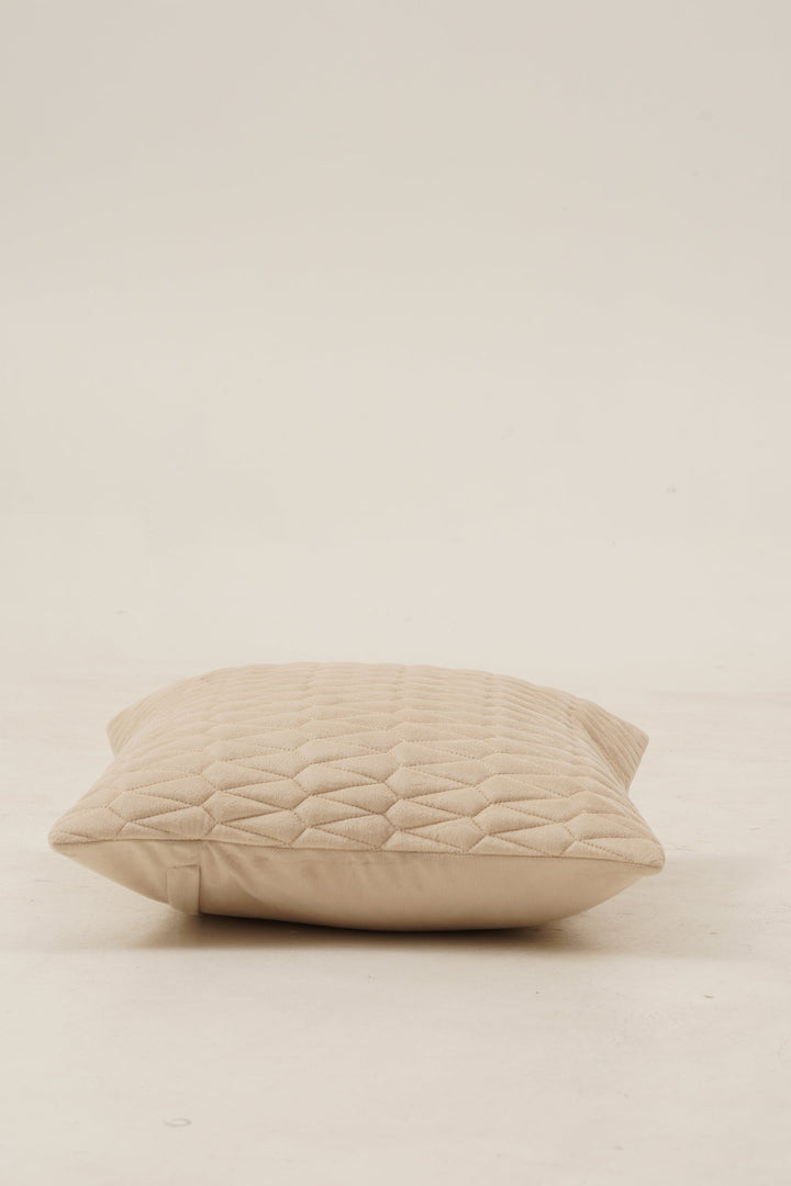 Sapphire Cushion Cover 16 x 16. Set of 2 (Beige)