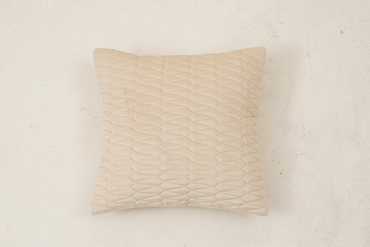 Sapphire Cushion Cover 16 x 16. Set of 2 (Beige)
