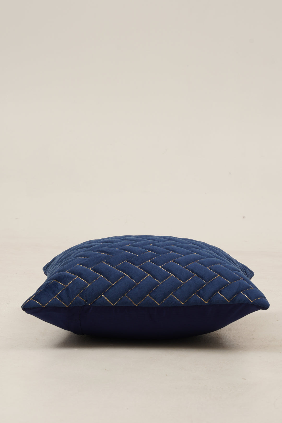 Quad Cushion Cover 16 x16. Set of 2 (Blue)