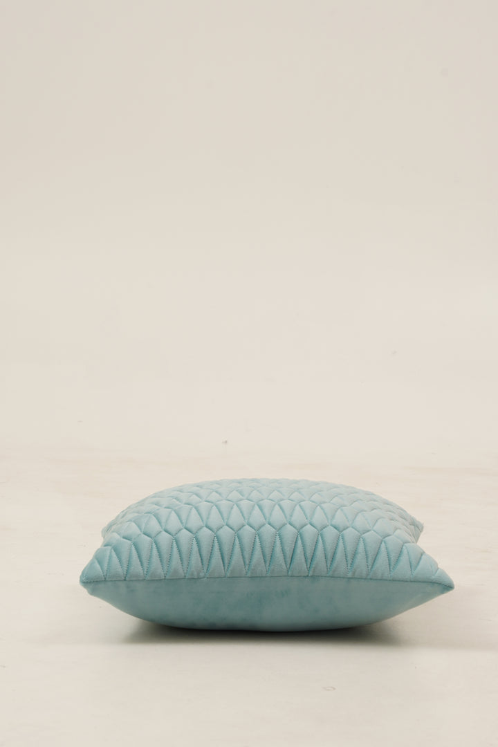 Sapphire Cushion Cover 16 x 16. Set of 2 (Aqua)